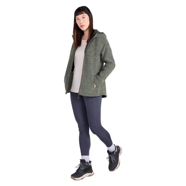 Mountain Warehouse Dam/Dam Hayfield Melange Fuskpälsfoder Khaki Green 12 UK