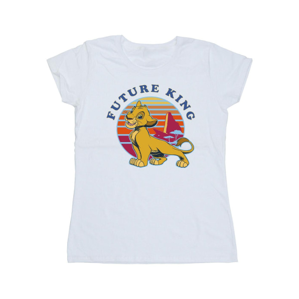 Disney Dam/Dam Lejonkungen Future King T-shirt i bomull M White M