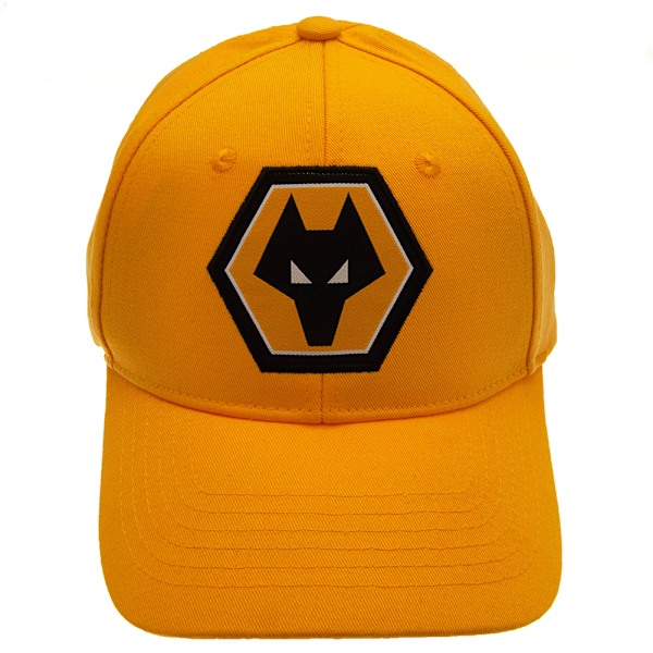 Wolverhampton Wanderers FC Crest Baseball Cap One Size Gul/Svart Yellow/Black One Size