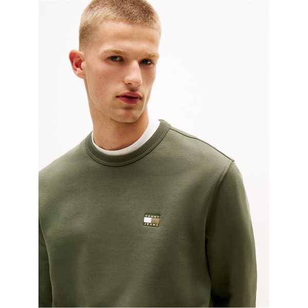 Tommy Jeans Herr Logotyp Tröja XL Tenn Pewter XL