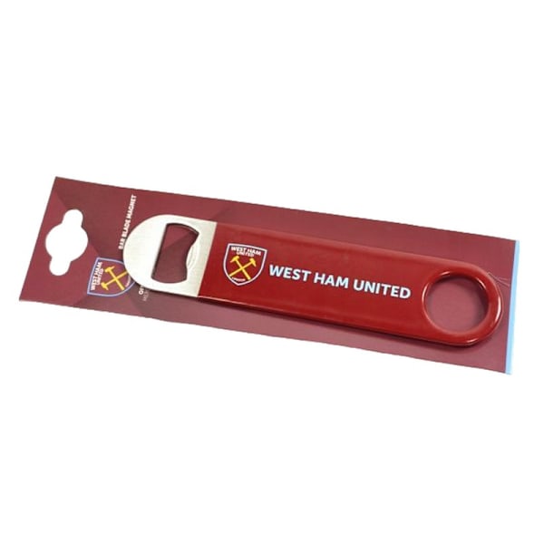 West Ham United FC Logotyp Magnetisk Flasköppnare En Storlek Claret Claret Red/Silver One Size