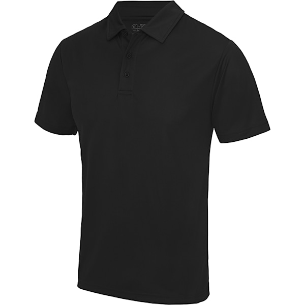 AWDis Just Cool Herr Enfärgad Sport Polo Tröja 4XL Jet Svart Jet Black 4XL