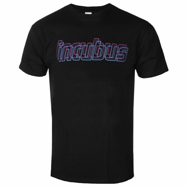 Incubus Unisex Vuxen Trippy Neon bomull T-shirt S Svart Black S