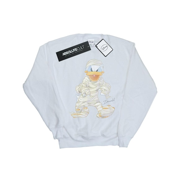 Disney Boys Mummy Donald Duck Sweatshirt 9-11 år Vit White 9-11 Years