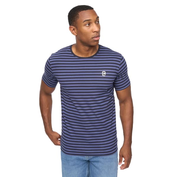 Crosshatch Herr Loppins T-shirt S Marinblå Navy S