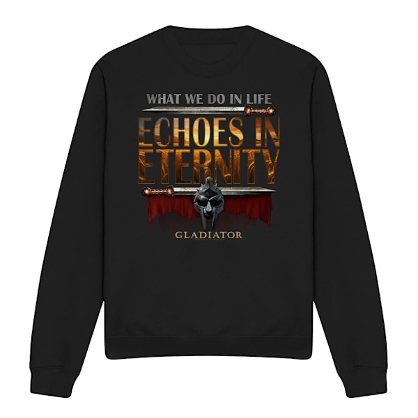 Gladiator Unisex Vuxen Echoes In Eternity Sweatshirt XXL Svart Black XXL