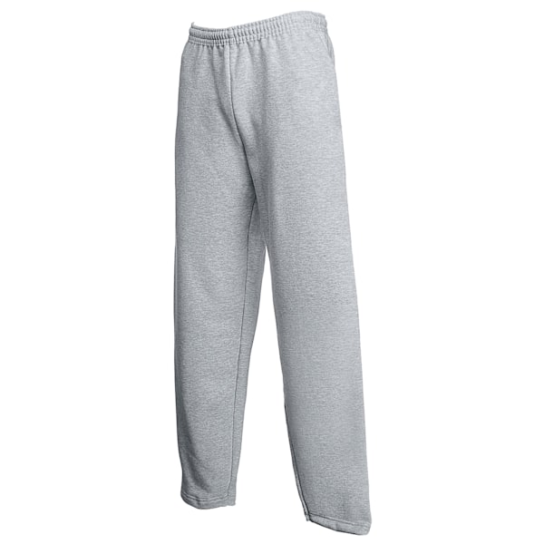 Fruit Of The Loom Herrkläder Öppna Fåll Joggbyxor / Joggingbyxor XL Heather Grey XL
