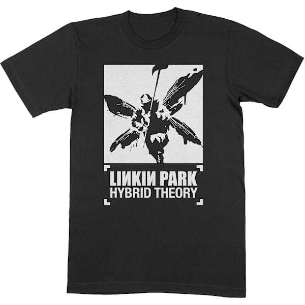 Linkin Park Unisex Adult Soldier Hybrid Theory Bomull T-shirt M Black M