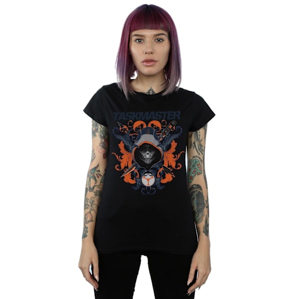 Marvel Womens/Ladies Black Widow Movie Taskmaster Oriental Cott Black XL