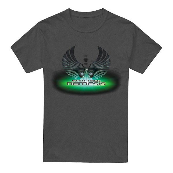 Star Trek Unisex Vuxen Nemesis T-Shirt L Gråmelerad Charcoal L