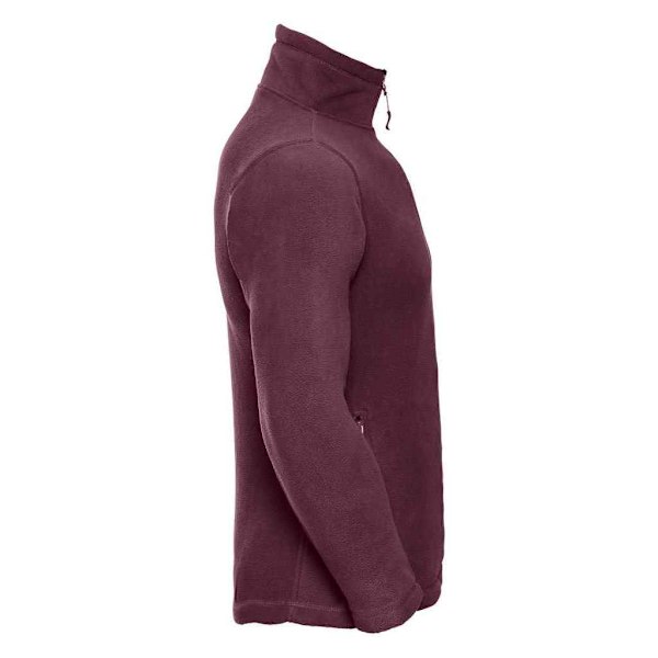 Russell Herr Zip Neck Outdoor Fleece Top XXL Burgundy Burgundy XXL