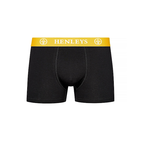 Henleys Mens Primas Boxershorts (5-pack) L Svart Black L
