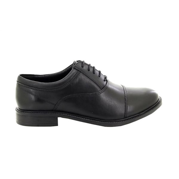 Roamers herr Fuller Fitting Capped läder Oxford skor 14 UK B Black 14 UK