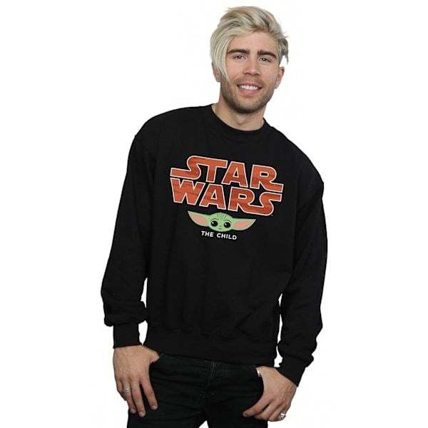 Star Wars The Mandalorian The Child Sunset Sweatshirt 5XL för män Black 5XL