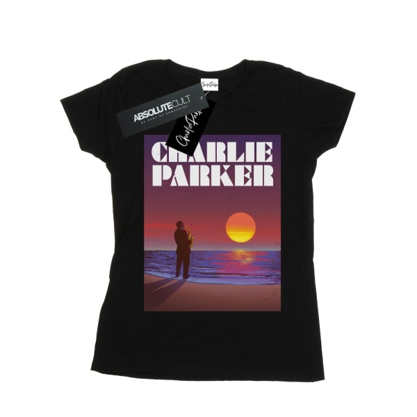 Charlie Parker Dam/Kvinnor Into The Sunset Bomull T-shirt S B Black S