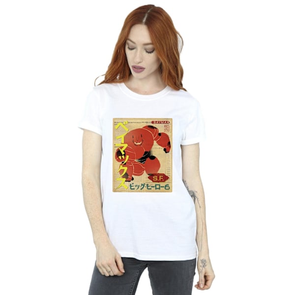 Disney Dam/Kvinnor Big Hero 6 Baymax Baymax Tidning Bomull White S