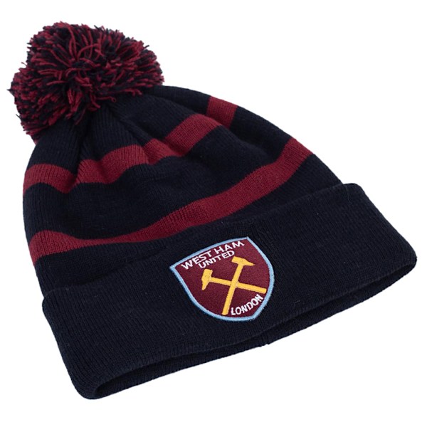 West Ham United FC Breakaway Crest Skidmössa Storlek One Size Marinblå/Claret Navy/Claret One Size