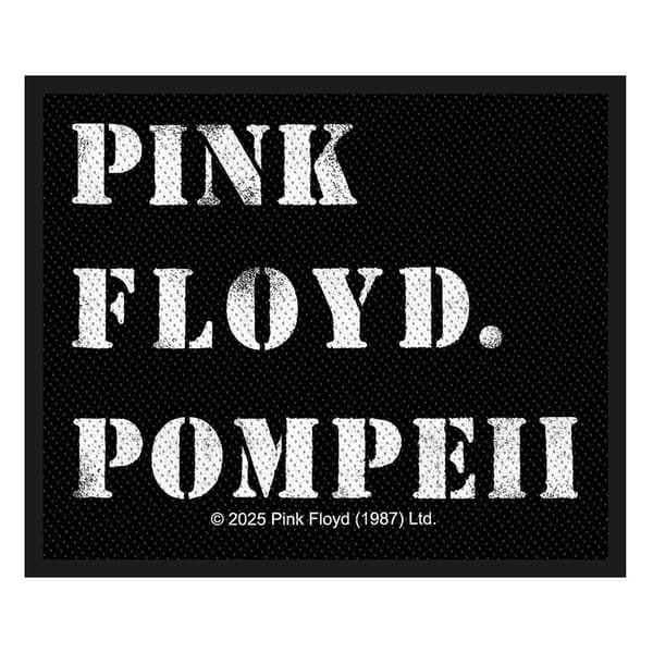 Pink Floyd Logo Stencil Patch One Size Svart/Vit Black/White One Size