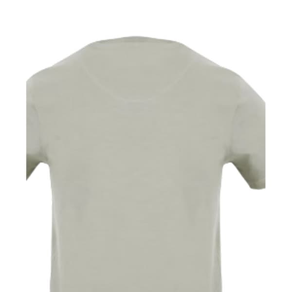 Aquascutum Herr T-shirt i Jerseybomull med Logotyp M Grå Grey M