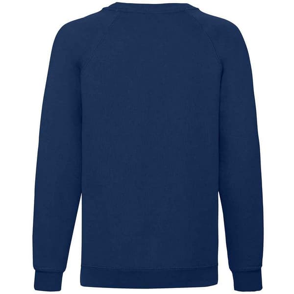 Fruit Of The Loom Barn/Barn Classic Raglan Sweatshirt 3-4 Deep Navy 3-4 Years