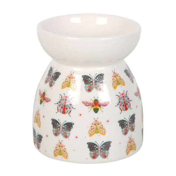 Something Different Floral Bug Oljebrännare One Size Vit/Multic White/Multicoloured One Size