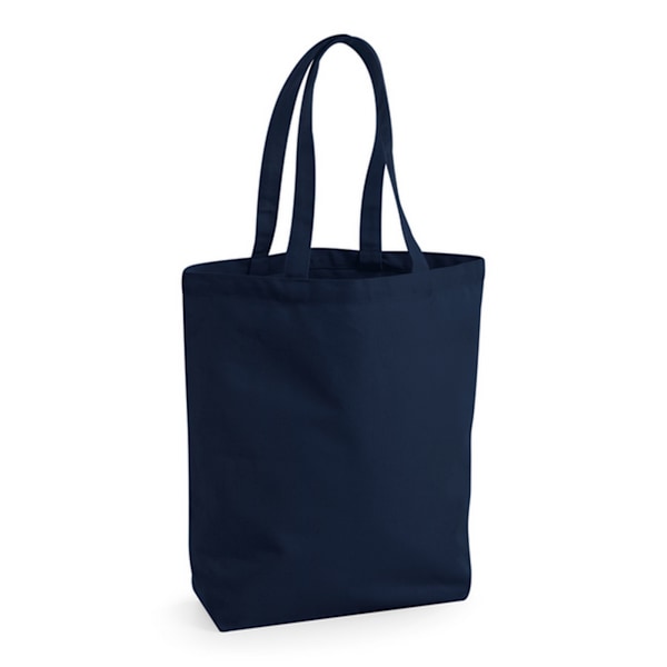 Westford Mill Plain Fair Trade Camden Shopper / Shopping Bag (13 liter) French Navy One Size