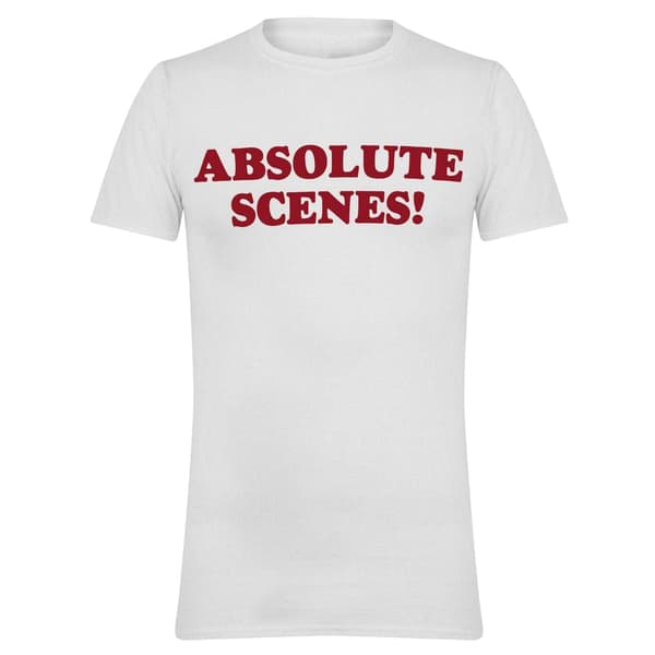 AWD Unisex Vuxen Absolute Scenes Tryckt T-shirt i Bomullsjersey White L