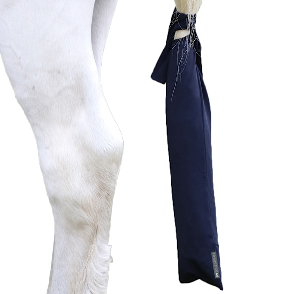 Hy Flex Lycra Hästsvanspåse One Size Marinblå Navy One Size