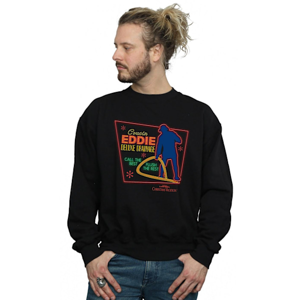 National Lampoon's Julfest Herr Cousin Eddie Sweatshirt Black XL