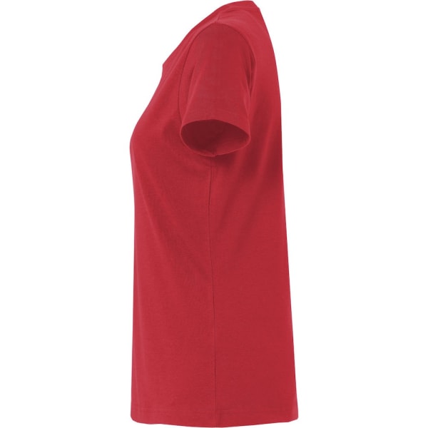 Clique Dam/Kvinnor Enfärgad T-shirt XS Röd Red XS