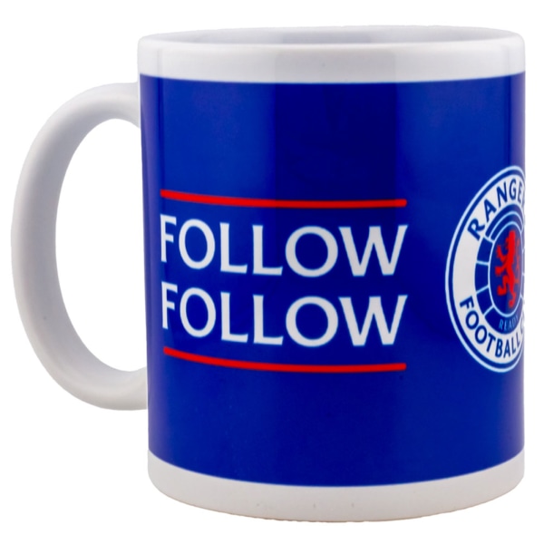 Rangers FC Blue Sea Of Ibrox Mugg One Size Vit/Blå/Röd White/Blue/Red One Size