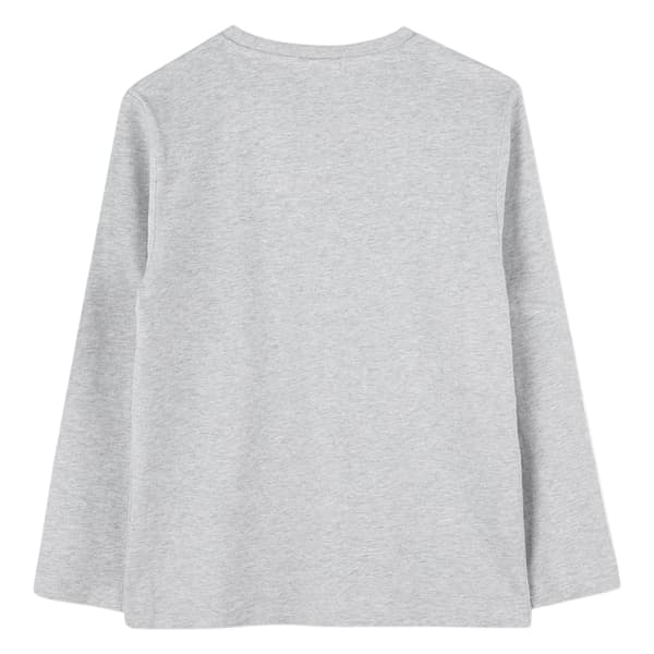 Boss Pojkar Logotyp Långärmad T-shirt 16 År Grå Grey 16 Years