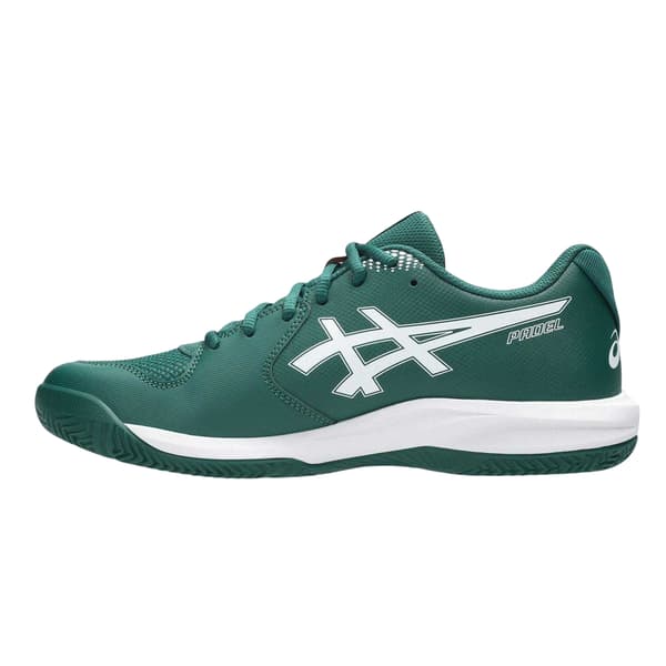 Asics Herr Dedicate 9 Lädersneakers 7 UK Grön Green 7 UK