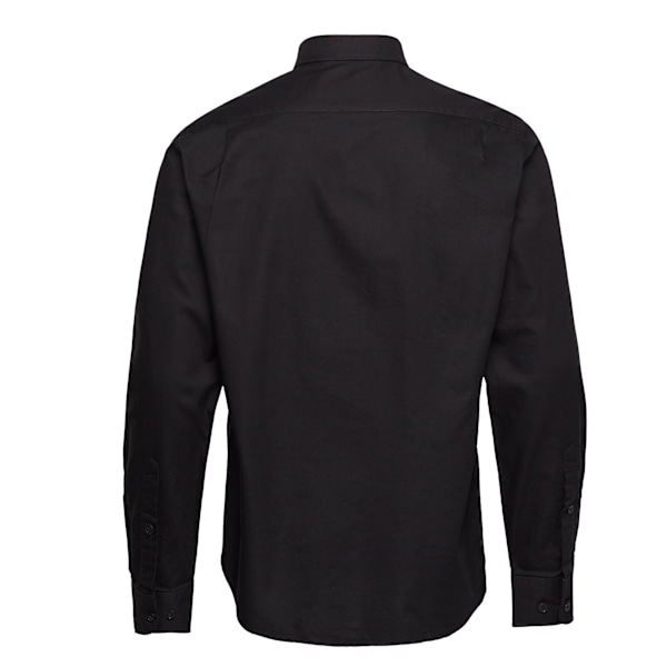 Tee Jays Herr Perfekt Långärmad Oxford Skjorta L Svart Black L