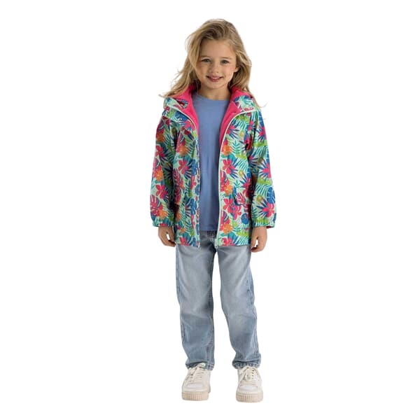Minoti Flickor Tropisk Regnjacka 3-4 År Mint Mint 3-4 Years