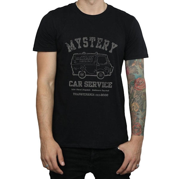 Scooby Doo Herr Mystery Car Service Bomull T-shirt M Svart Black M