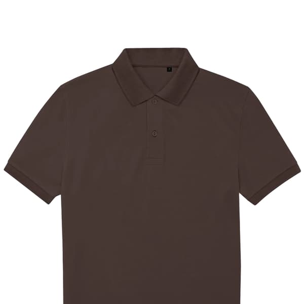 B&C Herr My Eco Polo Shirt M Rostad Kaffe Roasted Coffee M