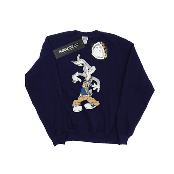 Looney Tunes Pojkar Bugs Bunny Rapper Sweatshirt 5-6 År Marinblå B Navy Blue 5-6 Years