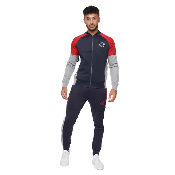 Crosshatch Herr Brayden Träningsoverall L Marinblå Navy L