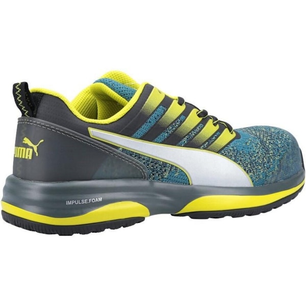 Puma Safety Mens Charge Low Trainers 6.5 UK Blå/Lime Grön/Grå Blue/Lime Green/Grey 6.5 UK