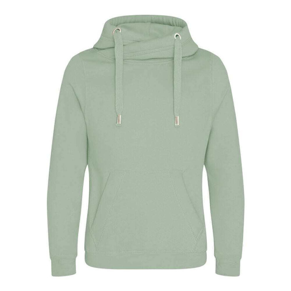 AWDis Hoods Herr Cross Neck Hoodie S Dusty Green Dusty Green S
