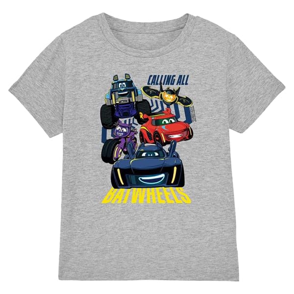 Batwheels Barn/Barn T-shirt Calling All Heather 5-6 år Athletic 5-6 Years