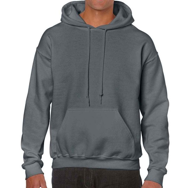 Gildan Unisex Vuxen Heavy Blend Hoodie XL Kolgrå Charcoal XL