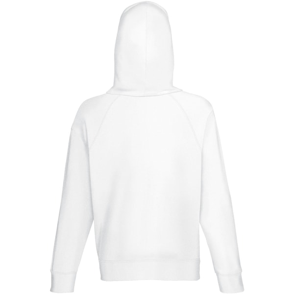 Fruit Of The Loom Herr Lättviktshuvtröja / Hoodie ( White L