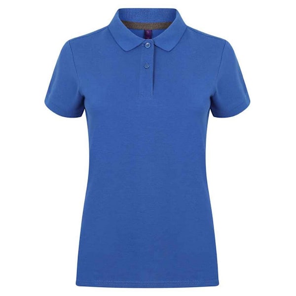 Henbury Dam/Damer Bomull Pique Modern Polotröja 12 UK Roya Royal Blue 12 UK