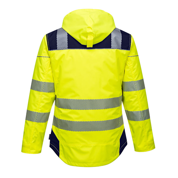 Portwest Herr PW3 Hi-Vis Vinterjacka 4XL Gul/Marinblå Yellow/Navy 4XL