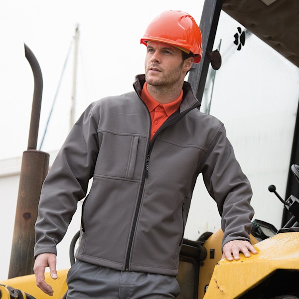 Result Classic Softshell Andningsbar Jacka XL Grå Grey XL