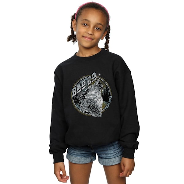 Bad Company Girls Wolf Tour 1976 Sweatshirt 9-11 år Svart Black 9-11 Years