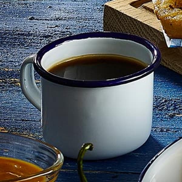 Nimbus Enamelware Expresso Mugg 150ml Vit/Blå White/Blue 150ml