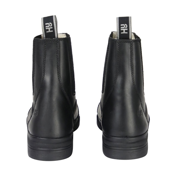 HyLAND Unisex Adult Waxy Leather Jodhpur Boots 3 UK Svart Black 3 UK
